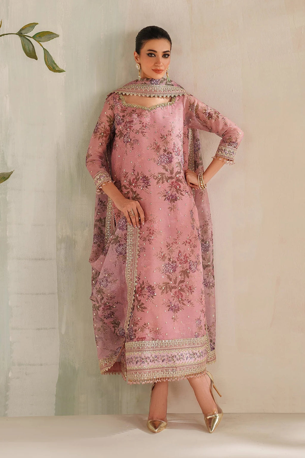 Baroque - Embroidered Chiffon