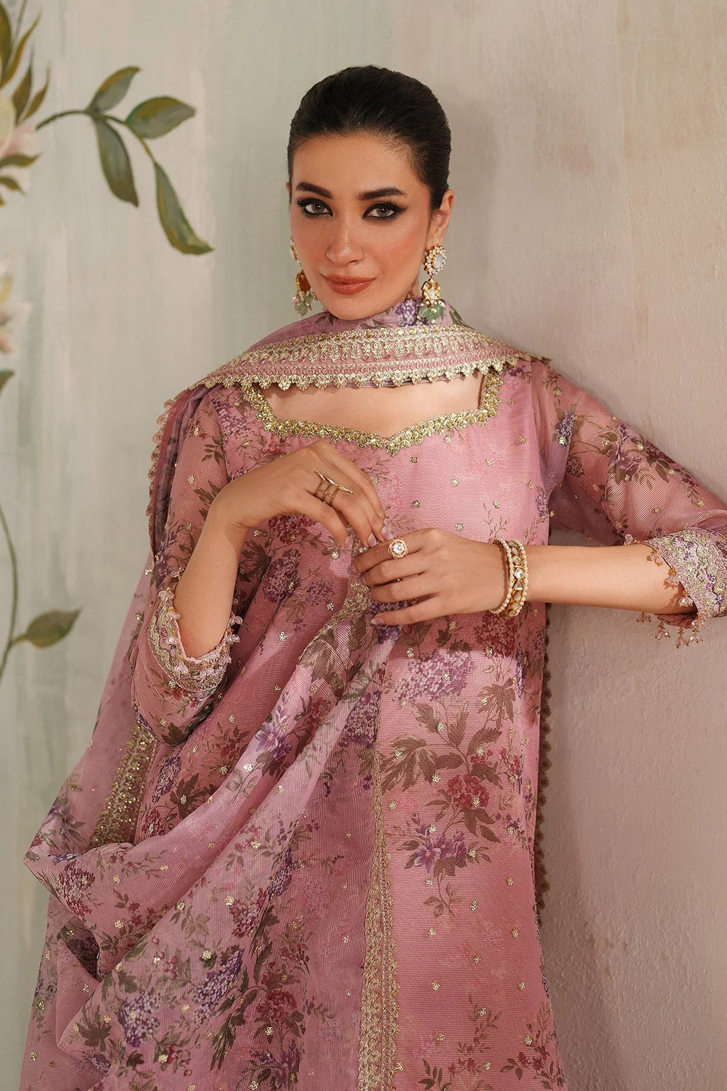 Baroque - Embroidered Chiffon