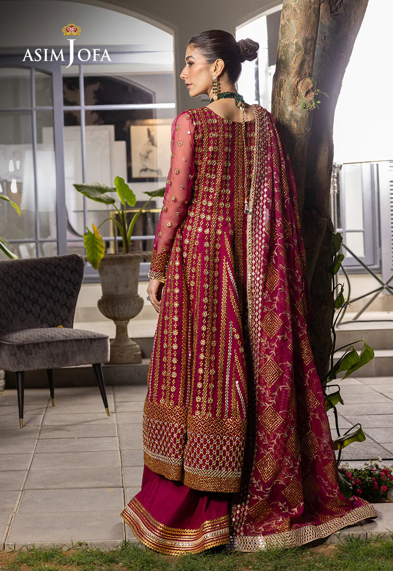 Asim Jofa - Maroon Dress