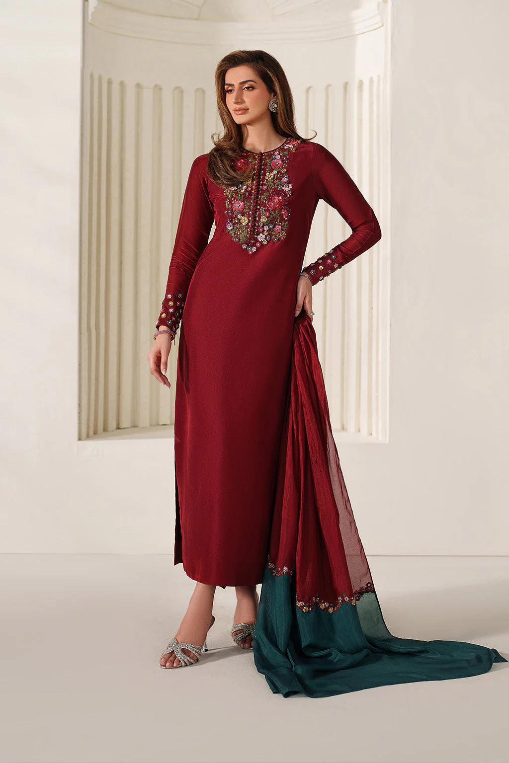 Iznik - Ramen Silk Dress