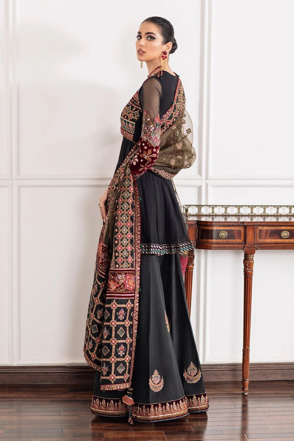 Baroque - Embroidered Chiffon