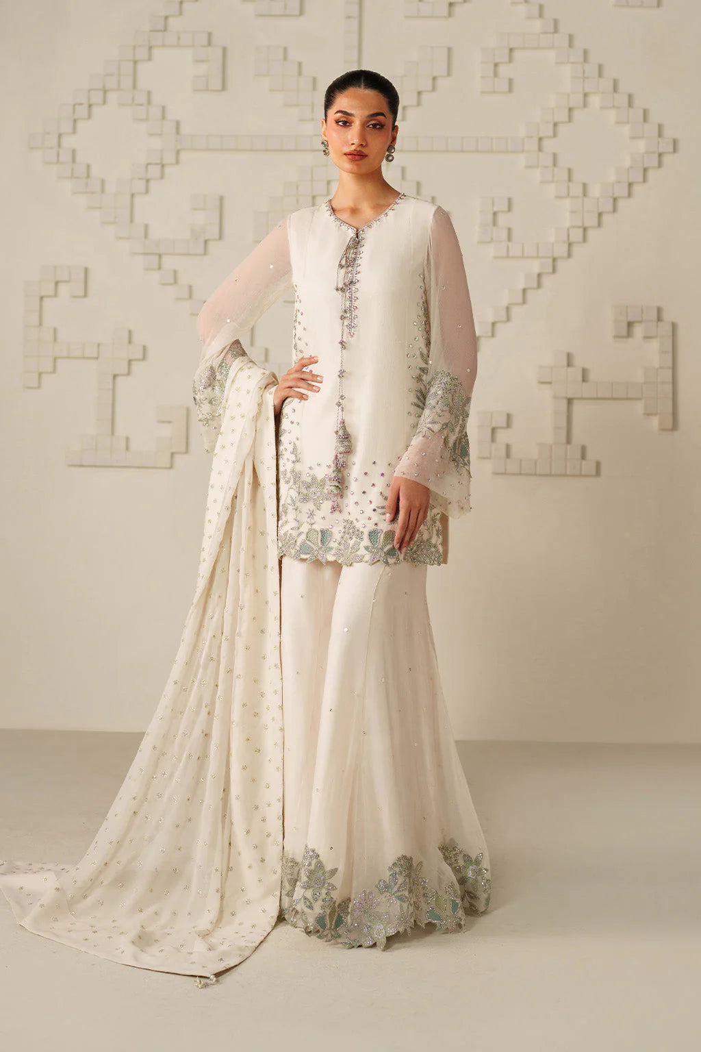 Iznik - Embroidered Chiffon