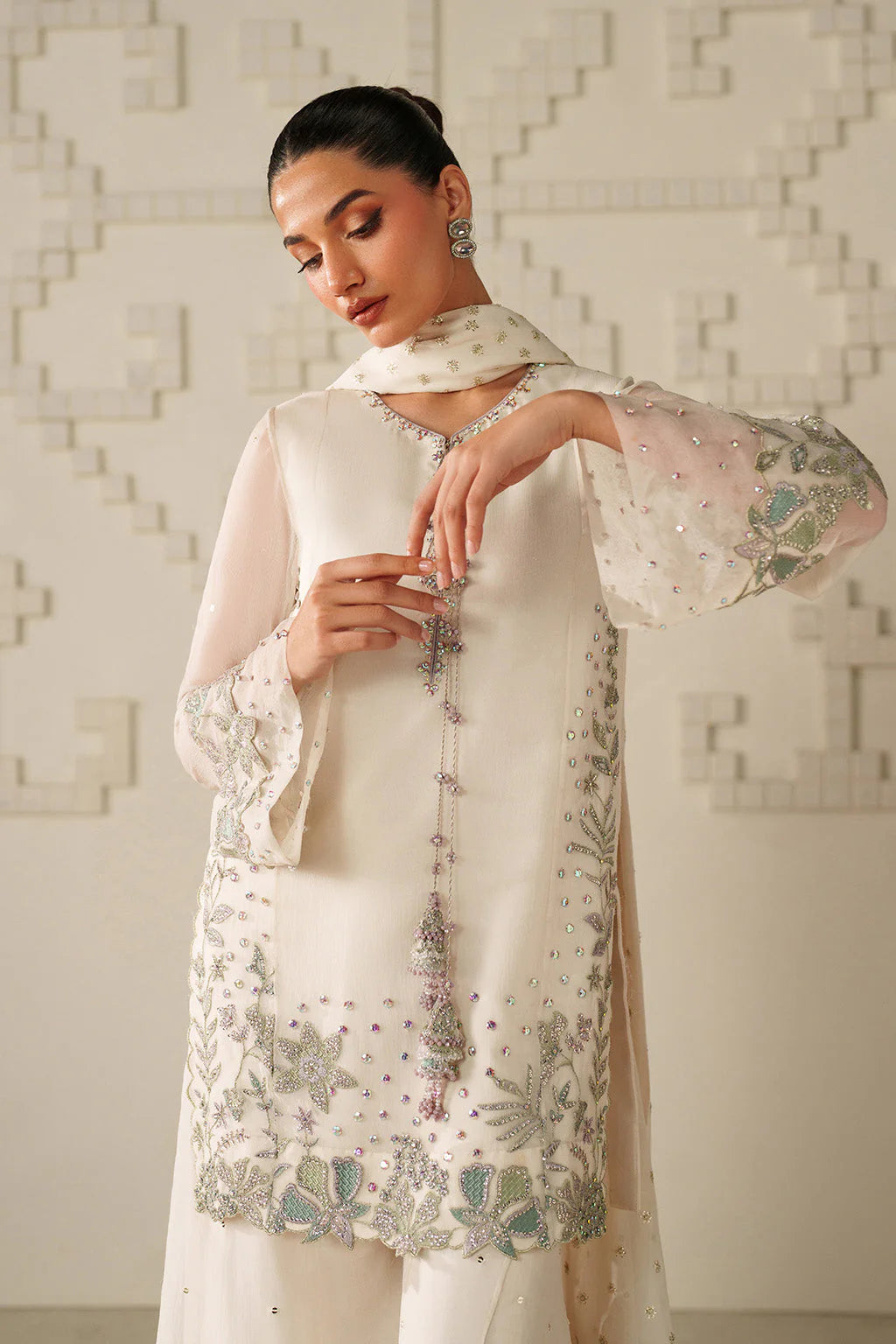 Iznik - Embroidered Chiffon