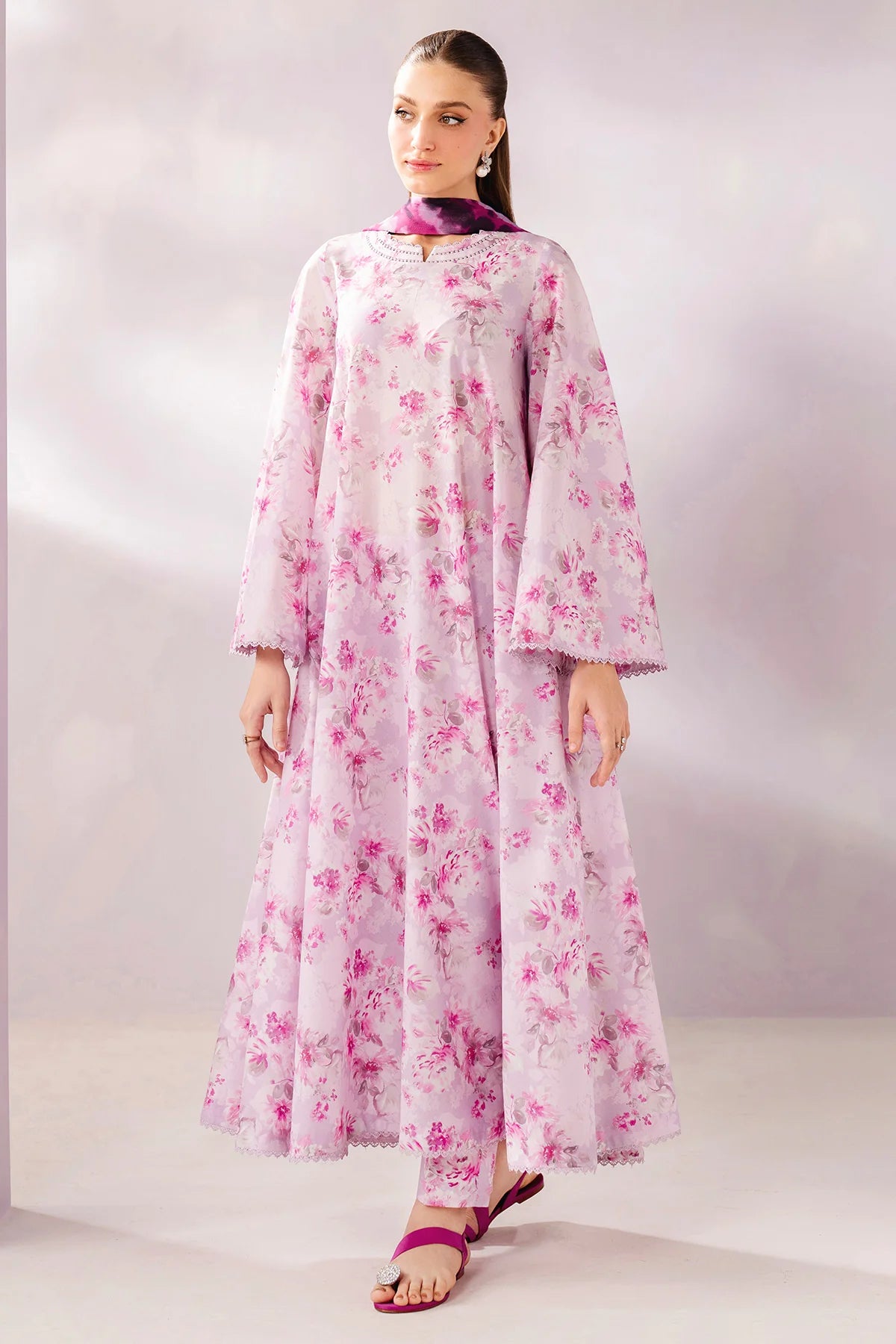 Jazmine - Digital Printed Lawn