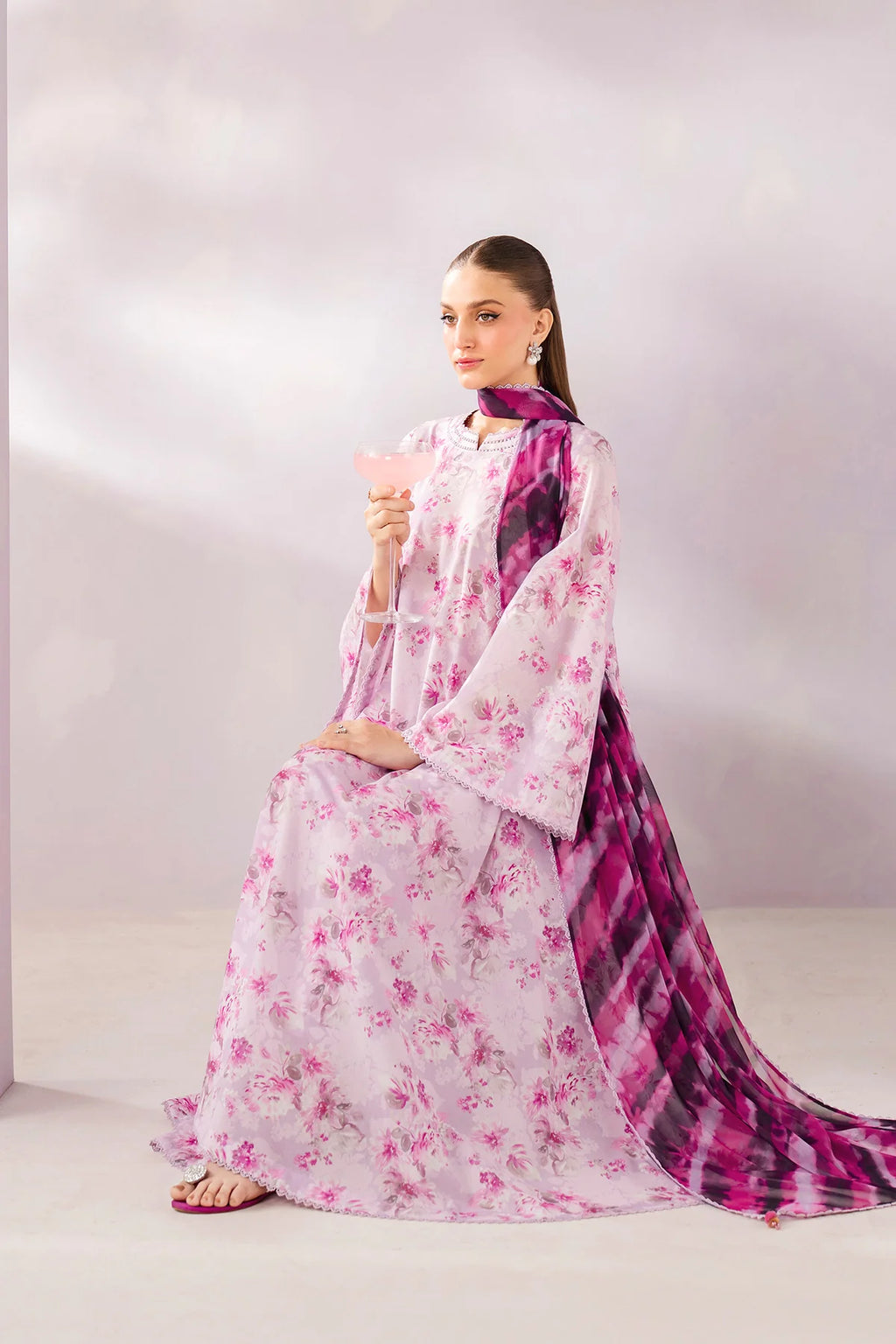 Jazmine - Digital Printed Lawn