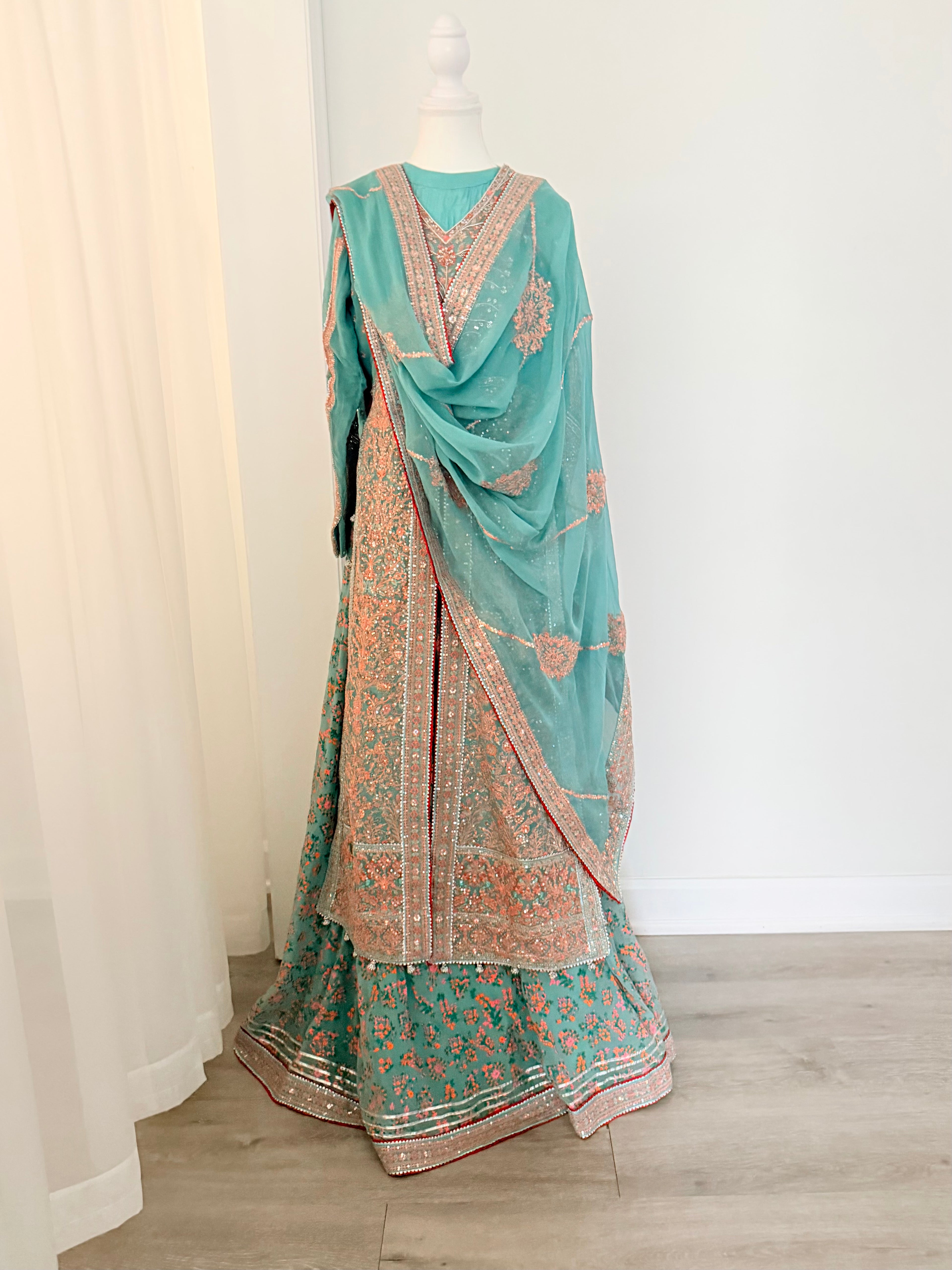 Hussain Rehar - Ice Blue Dress
