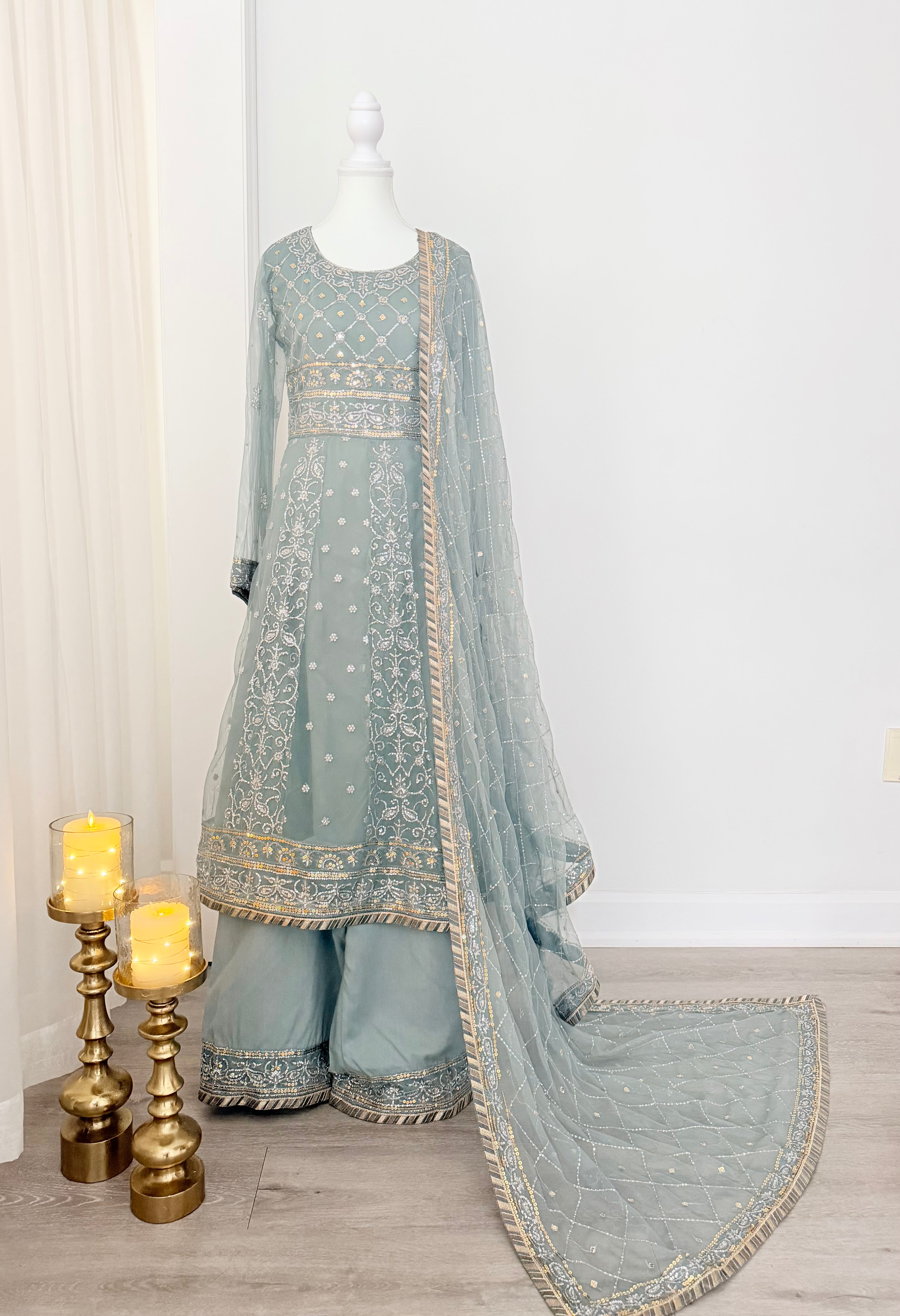 Asim Jofa - Embrodered Net Suit