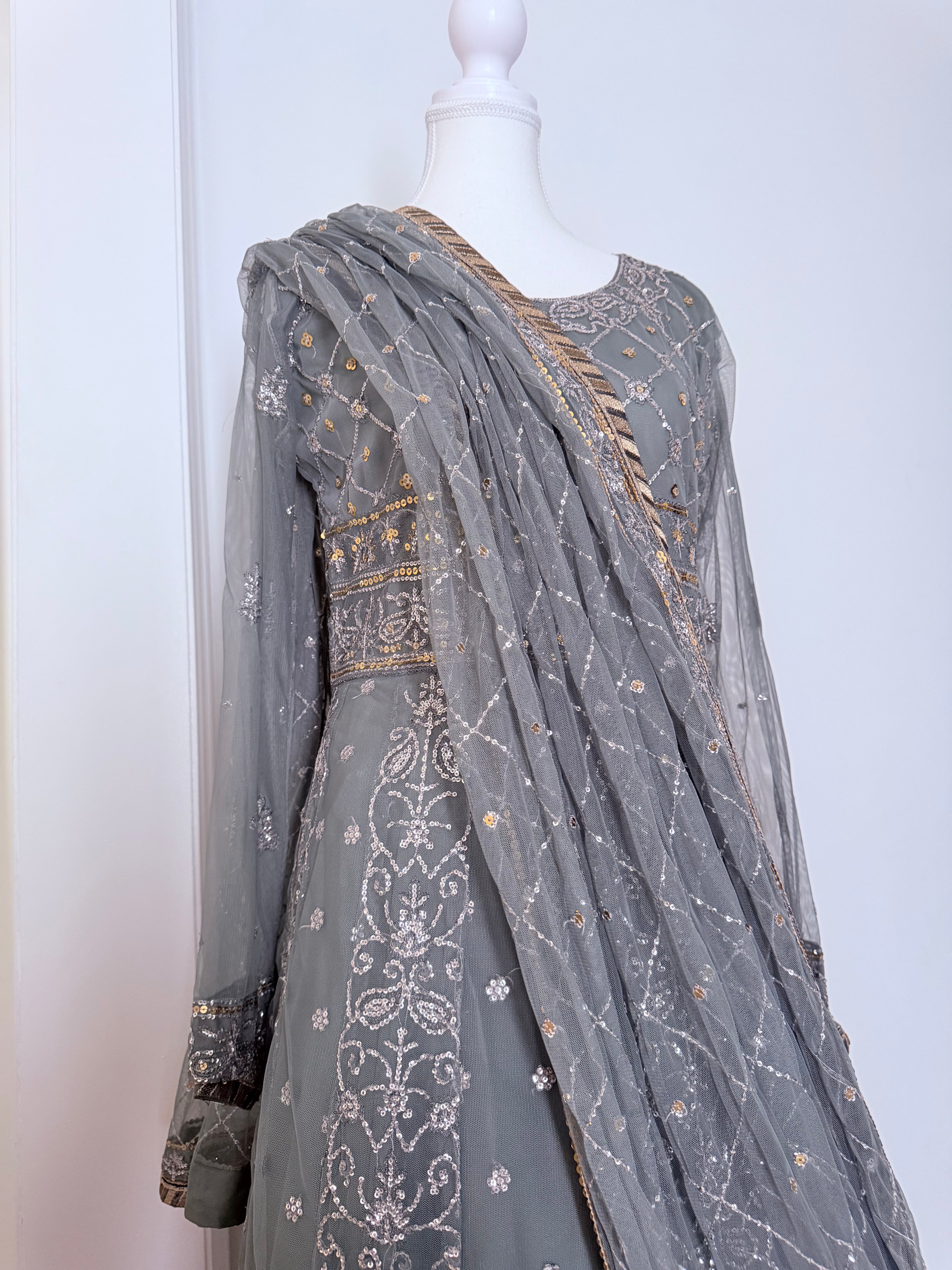 Asim Jofa - Embrodered Net Suit